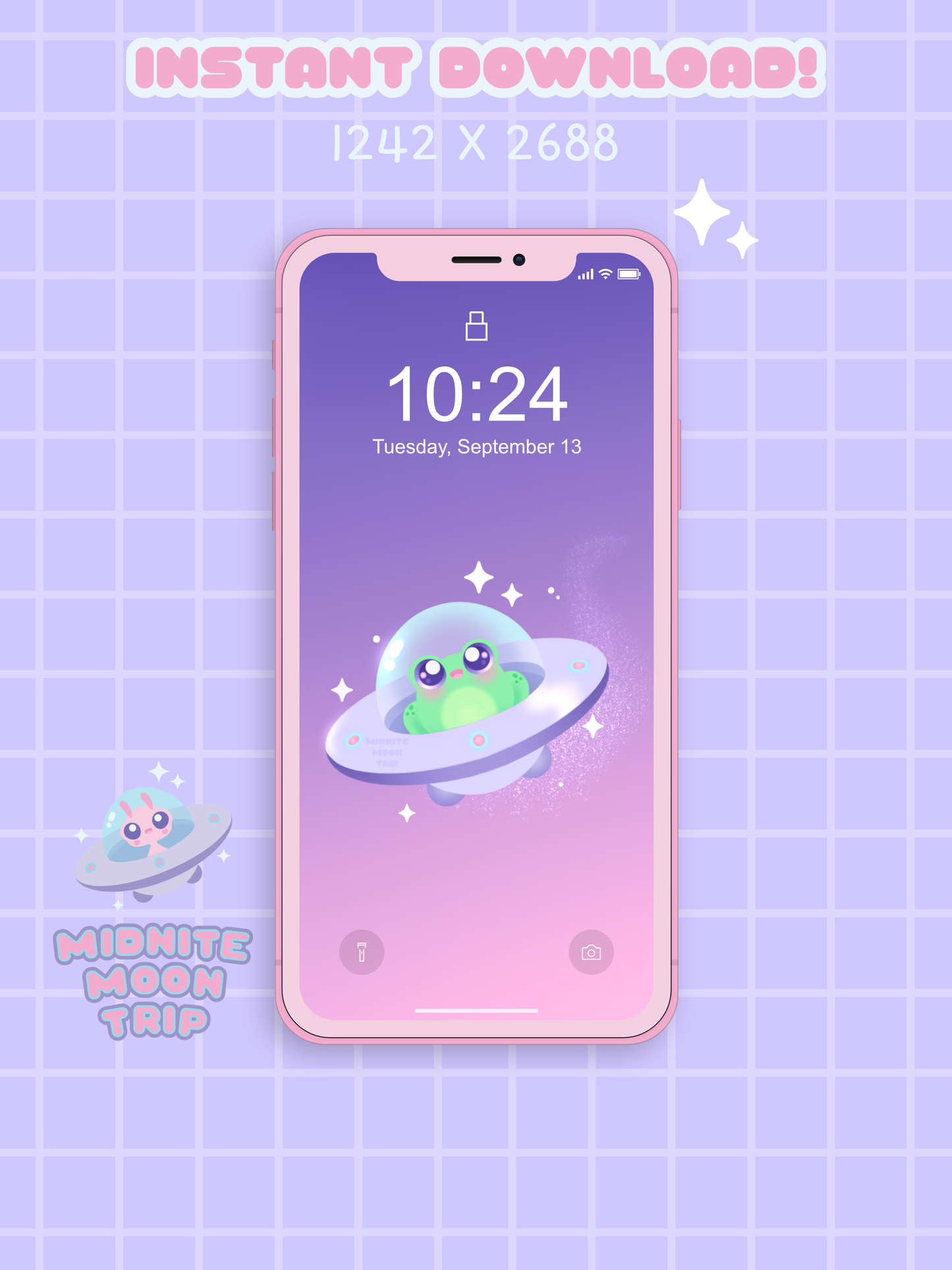 Frog Alien Phone Wallpaper