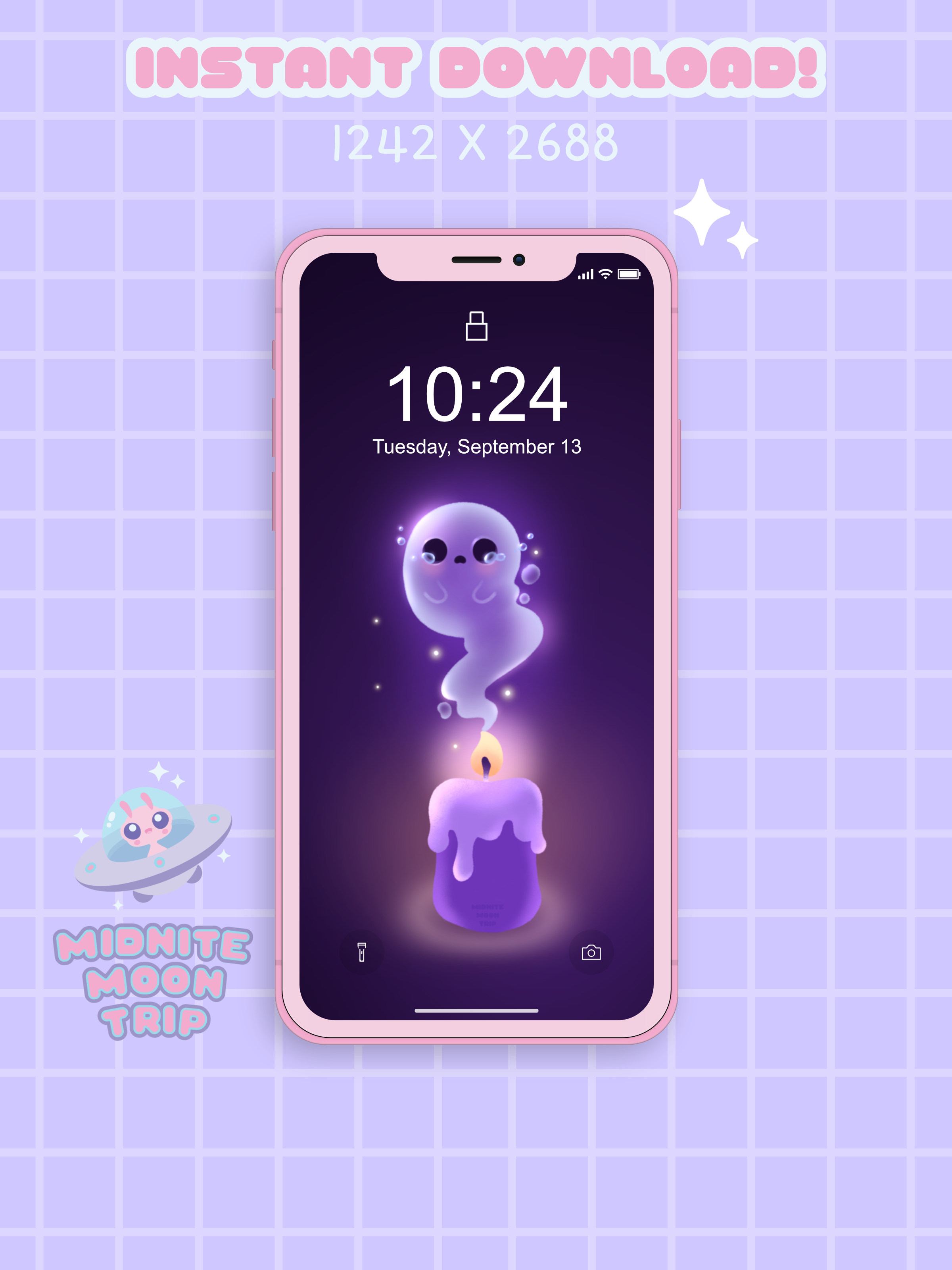 Purple kawaii wallpaper APK for Android Download