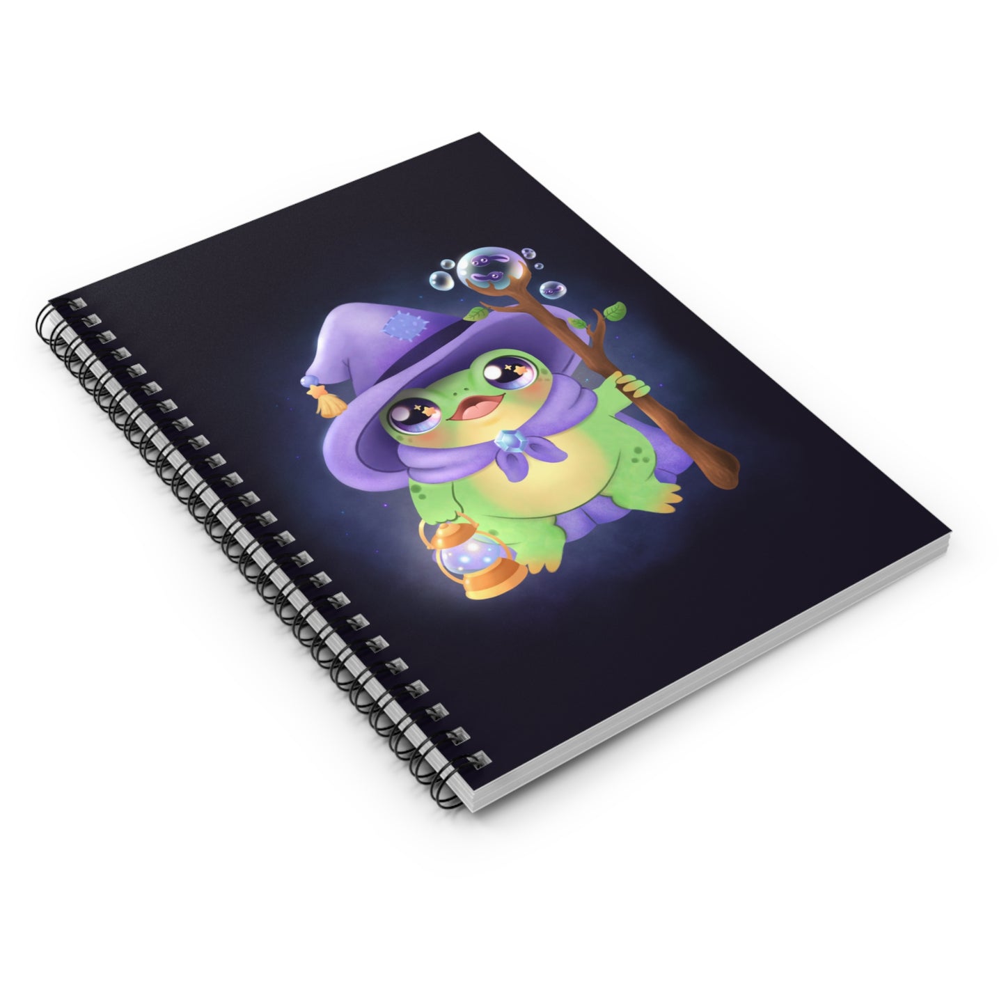 Wizard Frog Spiral Notebook