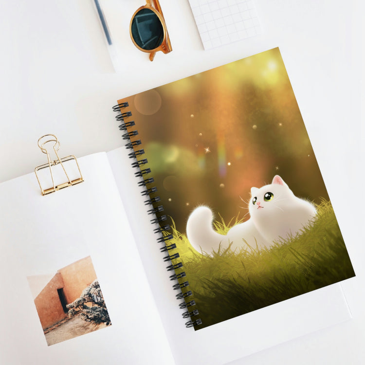 Sunshine Kitty Cat Spiral Notebook