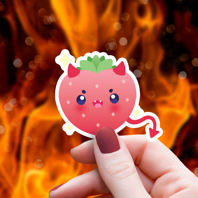 Berry Naughty Sticker