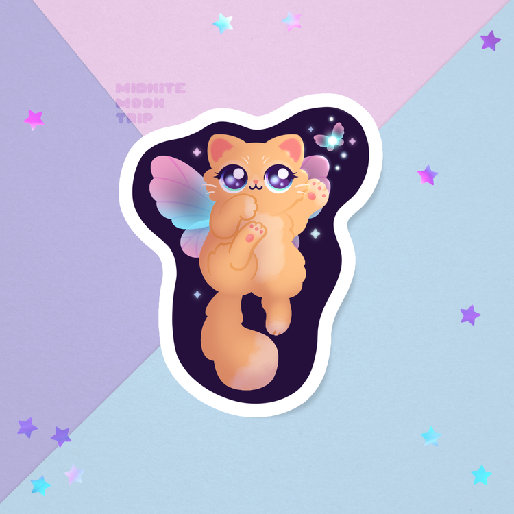 Fairy Cat Sticker