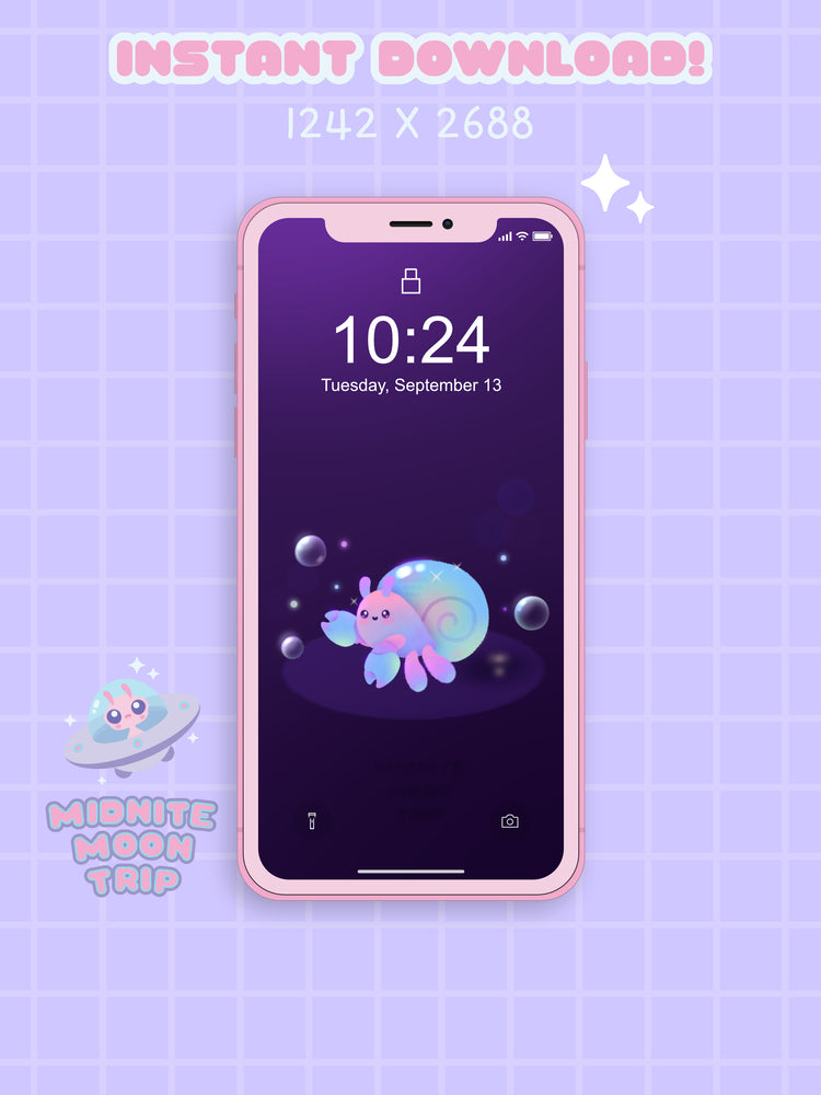 Moonstone Crab Phone Wallpaper
