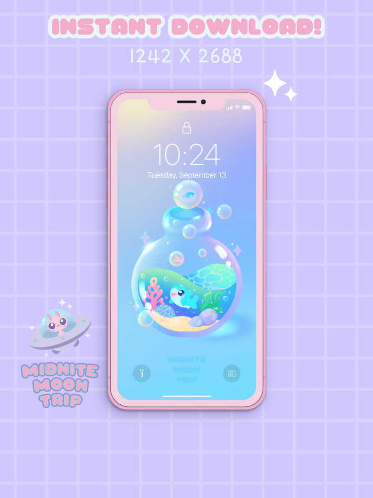 Ocean Potion Phone Wallpaper