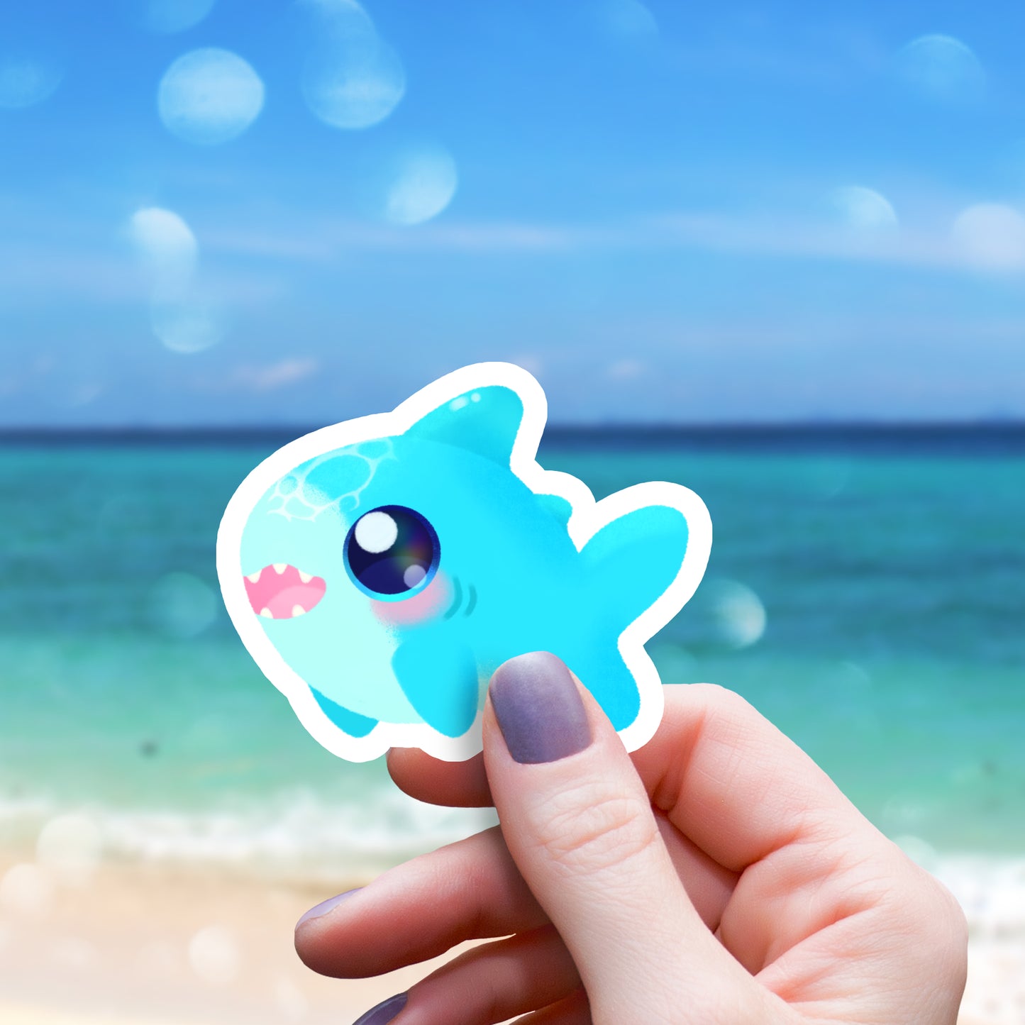 Cute Shark Sticker