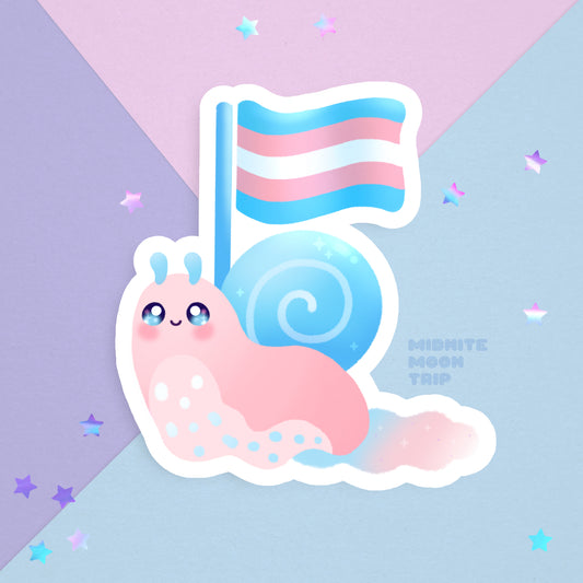 LGBT Snail Sticker | Trans Pride